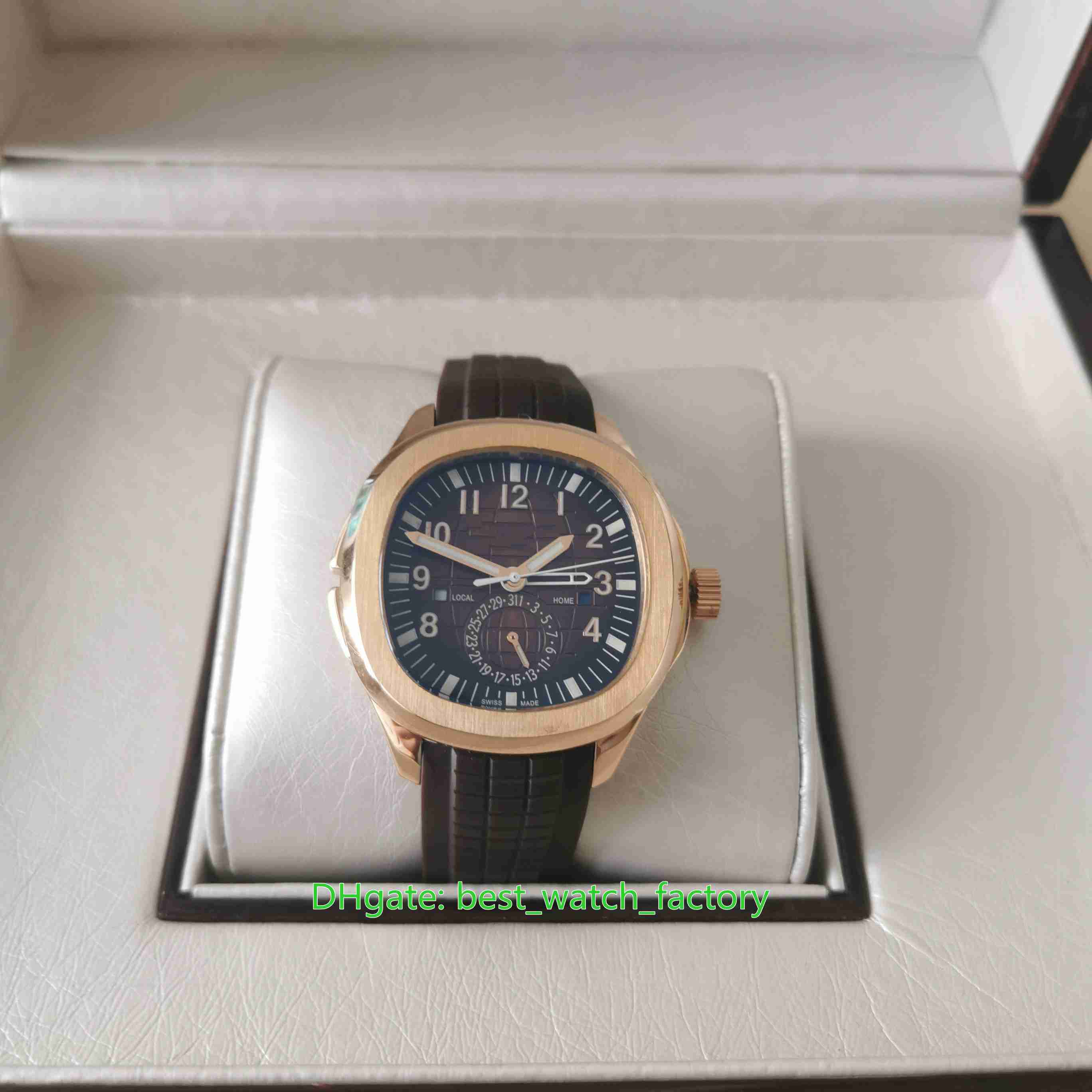 4 Color High Quality Watches 40.8mm Aquanaut 5164 5164R-001 18k Rose Gold Sapphire Glass Asia Transparent Mechanical Automatic Mens Watch Men's Wristwatches, With box papers
4 Color High Quality Watches 40.8mm Aquanaut 5164 5164R-001 18k Rose Gold Sapphire Glass Asia Transparent Mechanical Automatic Mens Watch Men's Wristwatches, With box papers
