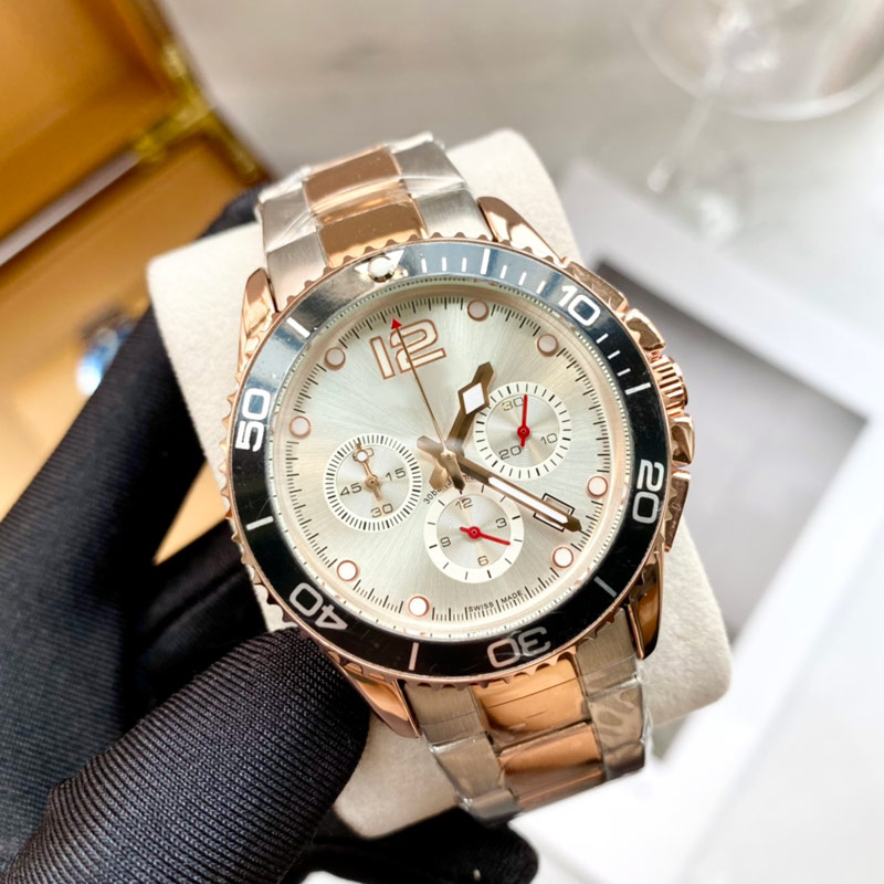 Business chronograph luxury mens watch Top Brand Designer men watches Stopwatch waterproof Stainless Steel band wristwatches for man Valentine's Father's Day gifts
Business chronograph luxury mens watch Top Brand Designer men watches Stopwatch waterproof Stainless Steel band wristwatches for man Valentine's Father's Day gifts