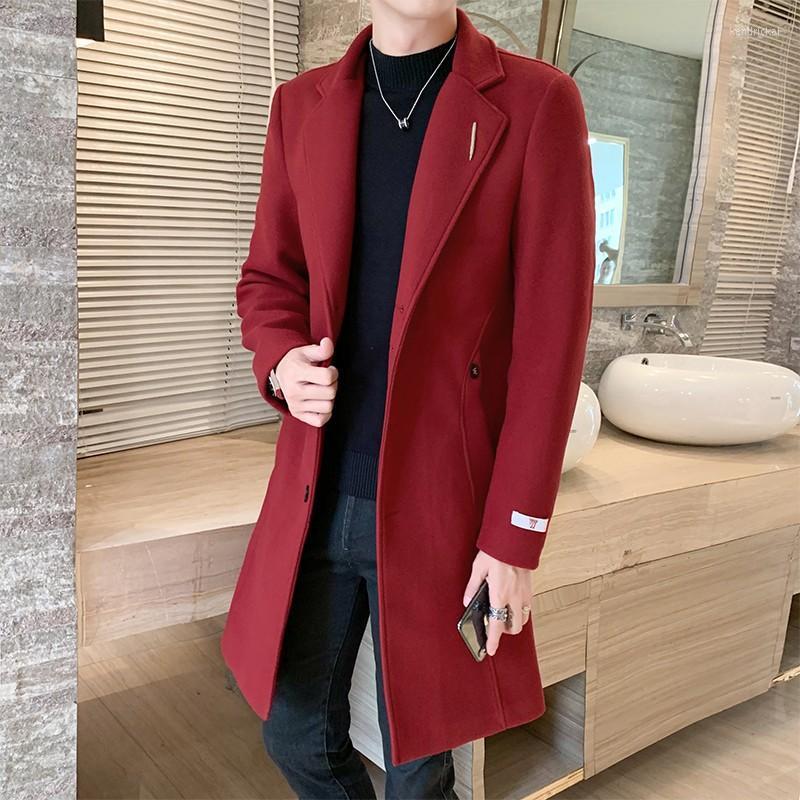 Men's Trench Coats Red Long Mens Woolen Burgundy Elegant Gentleman Overcoats England Vintage Classic Claret Jackets MensMen's Kend22, Black
Men's Trench Coats Red Long Mens Woolen Burgundy Elegant Gentleman Overcoats England Vintage Classic Claret Jackets MensMen's Kend22, Black