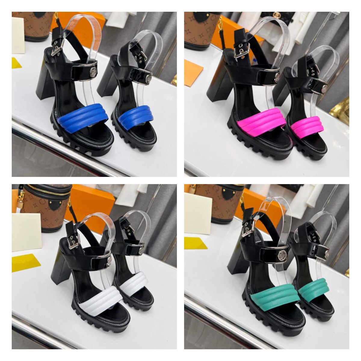 2022 Designer Women Sandals STAR TRAIL SANDAL Circle Buckle on the Strap Decorative Zip Outing Beach Party Real Leather 9cm Heel, Color 6
2022 Designer Women Sandals STAR TRAIL SANDAL Circle Buckle on the Strap Decorative Zip Outing Beach Party Real Leather 9cm Heel, Color 6