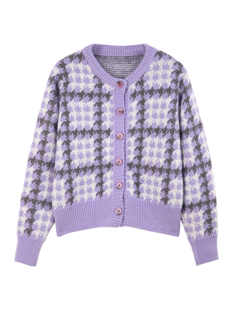 2022 Autumn Winter Knitted Sweaters Women Korean V Neck Thick Cardigan Coat Loose Button Outwear Tops, Violet
2022 Autumn Winter Knitted Sweaters Women Korean V Neck Thick Cardigan Coat Loose Button Outwear Tops, Violet