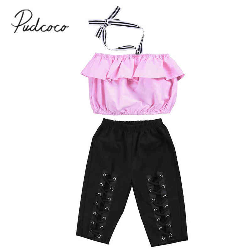 Citgeett Fashion Girls Kids Toddler Halter Pink Tops Elastic Pants 2-Piece Outfits Set Clothes 1-6Y J220712, Red
Citgeett Fashion Girls Kids Toddler Halter Pink Tops Elastic Pants 2-Piece Outfits Set Clothes 1-6Y J220712, Red