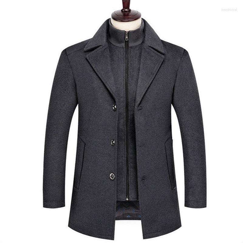 Men's Wool & Blends Autumn Winter Coat Men Thick Business Casual Woolen Overcoat Single Breasted Cotton Liner Trench Coat/Jacket Male Kend22, Gray
Men's Wool & Blends Autumn Winter Coat Men Thick Business Casual Woolen Overcoat Single Breasted Cotton Liner Trench Coat/Jacket Male Kend22, Gray