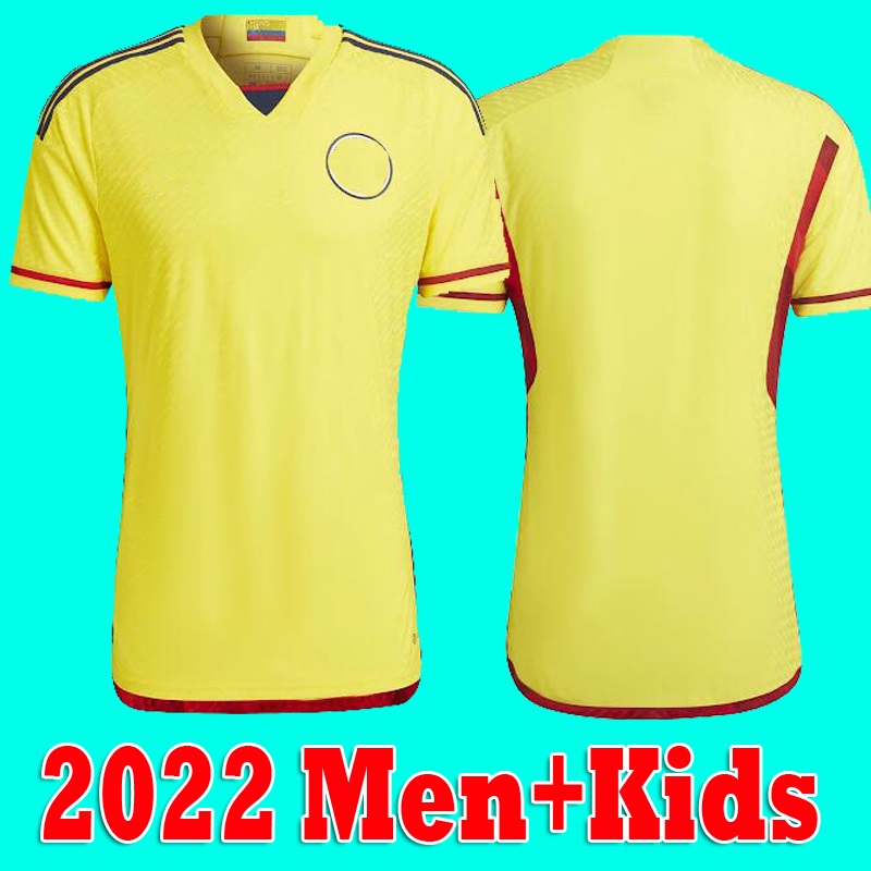 2022 Colombia Home Away soccer jerseys JAMES football shirt 22 23 FALCAO Youth child Camiseta de futbol maillot men kids, 22 23 home +patch
2022 Colombia Home Away soccer jerseys JAMES football shirt 22 23 FALCAO Youth child Camiseta de futbol maillot men kids, 22 23 home +patch