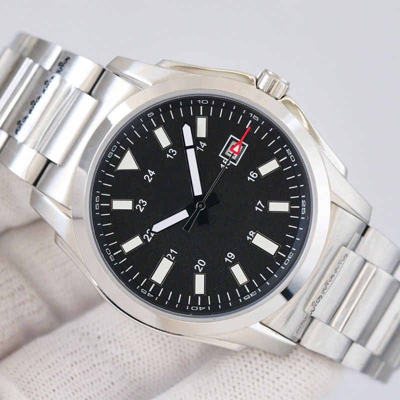 Mens Watch Automatic Mechanical Watches For Men Wristwatch 41mm Business Designer Wristwatches Stainless Steel Case Montre De Luxe Silver Strap, Color1
Mens Watch Automatic Mechanical Watches For Men Wristwatch 41mm Business Designer Wristwatches Stainless Steel Case Montre De Luxe Silver Strap, Color1