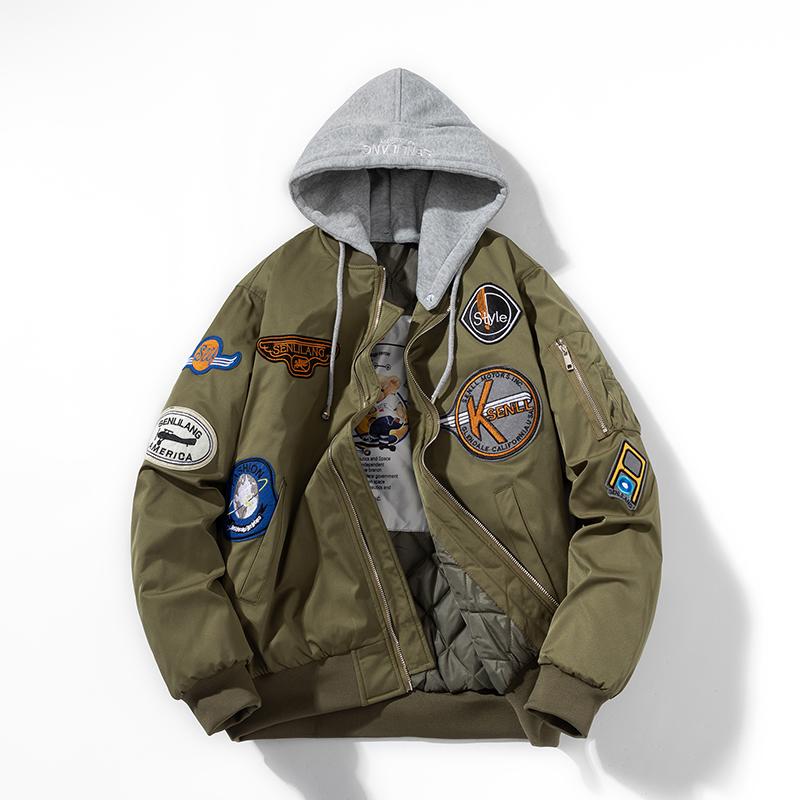 Men's Jackets Autumn And Winter Bomber Jacket Men Korean Style Embroidery Varsity Zip Up Hoodie Japanese Streetwear Thick WindbreakerMen's, Ye2210 thick-hat
Men's Jackets Autumn And Winter Bomber Jacket Men Korean Style Embroidery Varsity Zip Up Hoodie Japanese Streetwear Thick WindbreakerMen's, Ye2210 thick-hat