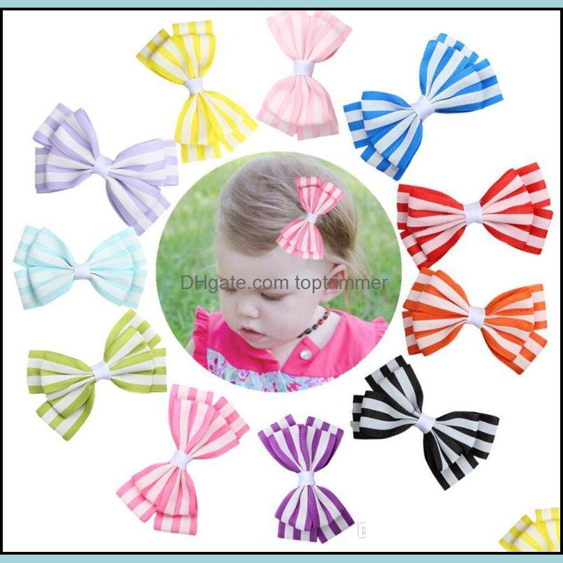3.5" Cute Colorf Stripe Print Small Bow Kids Baby Girls Hair Clips Hairpins Barrettes Accessories Gifts Drop Delivery 2021 Baby Maternity, Many colors to choose
3.5" Cute Colorf Stripe Print Small Bow Kids Baby Girls Hair Clips Hairpins Barrettes Accessories Gifts Drop Delivery 2021 Baby Maternity, Many colors to choose