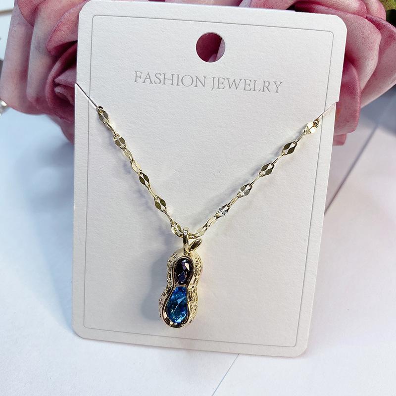 Chains Rose Gold Titanium Steel Necklace Anti-allergy And Non-discoloration Peanut Clavicle
Chains Rose Gold Titanium Steel Necklace Anti-allergy And Non-discoloration Peanut Clavicle