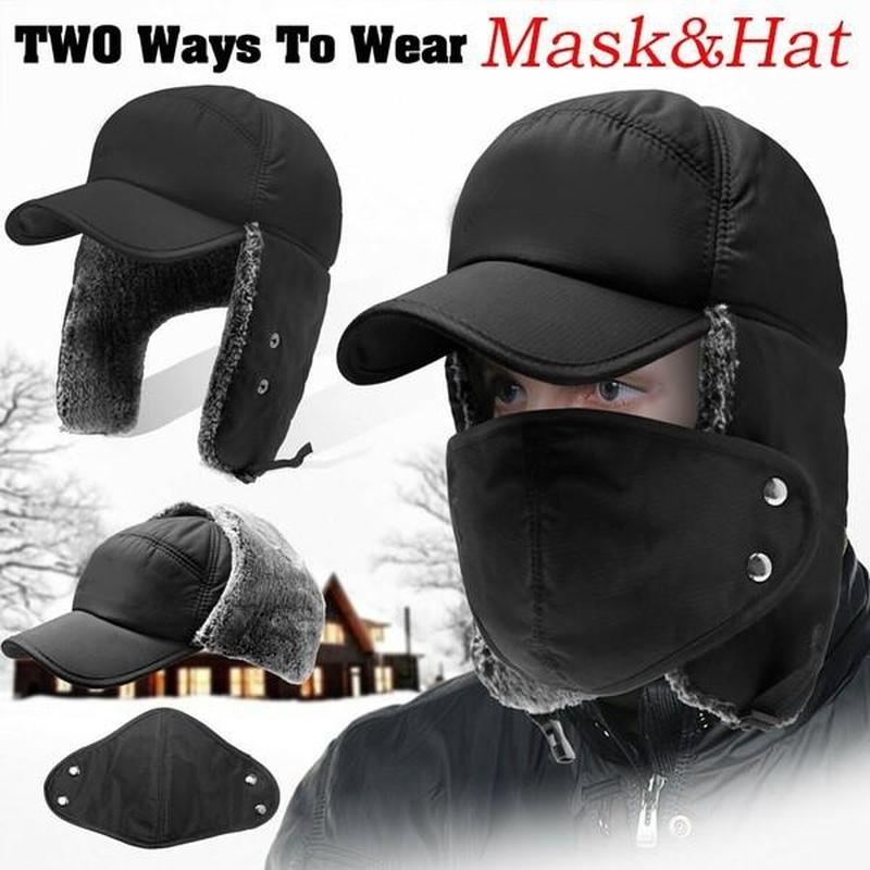 Berets 3in1 Winter Fur Warm Windproof Hat Men Women Lei Feng Cap Bomber Faux Ear Flap Ski Trooper Trapper Cold Anti-snow CapBerets, Thin- black
Berets 3in1 Winter Fur Warm Windproof Hat Men Women Lei Feng Cap Bomber Faux Ear Flap Ski Trooper Trapper Cold Anti-snow CapBerets, Thin- black