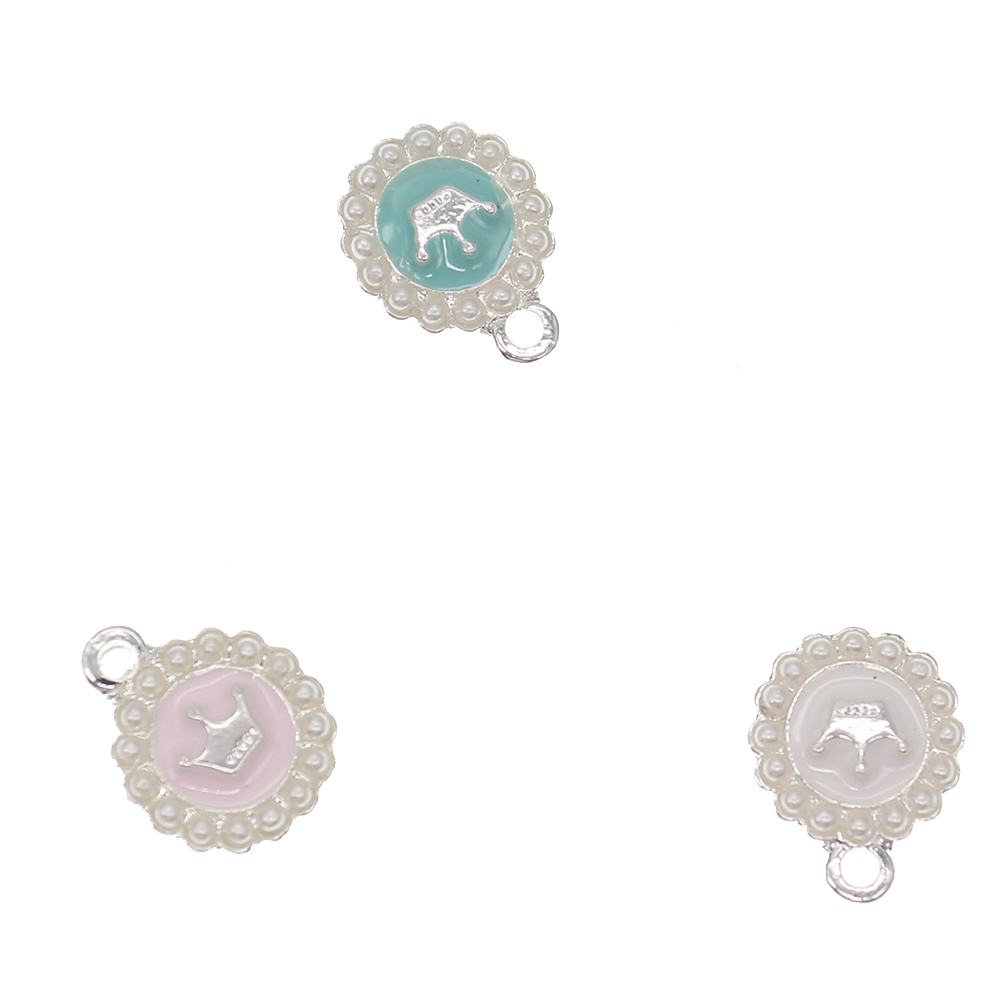 20pcs Cute Small Mix Color DIY Craft Charms For Kids Enamel Pearl Round Shape Crown Pendant Charm For Bracelet /Necklace Making Jewelry
20pcs Cute Small Mix Color DIY Craft Charms For Kids Enamel Pearl Round Shape Crown Pendant Charm For Bracelet /Necklace Making Jewelry