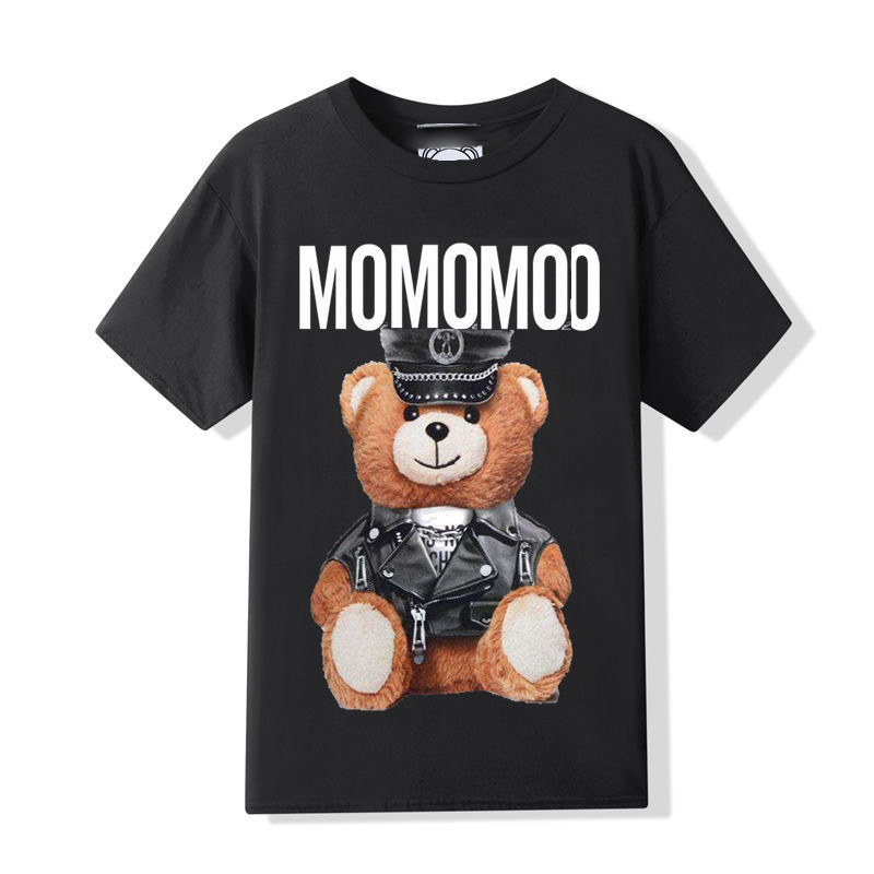 Mens T Shirt High Quality BU Letter Print Round Neck Short Sleeve Little bear Black White Fashion Men Women Tees.size s-xxxl
Mens T Shirt High Quality BU Letter Print Round Neck Short Sleeve Little bear Black White Fashion Men Women Tees.size s-xxxl