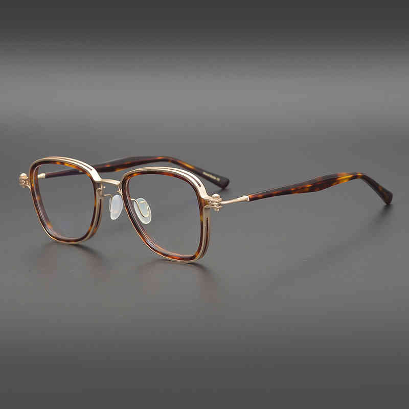 classical military green small square hand-made glasses frame, height of men and women, large face
classical military green small square hand-made glasses frame, height of men and women, large face