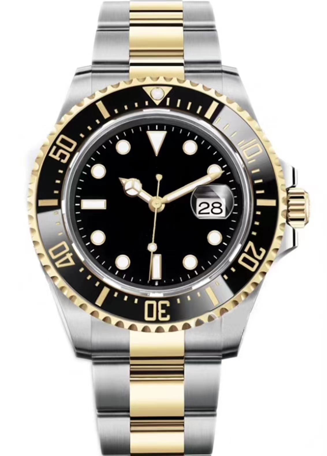 Men's Mechanical Watch Dial Gold 316L Stainless Steel Super Luminous Waterproof Watch, Golden
Men's Mechanical Watch Dial Gold 316L Stainless Steel Super Luminous Waterproof Watch, Golden