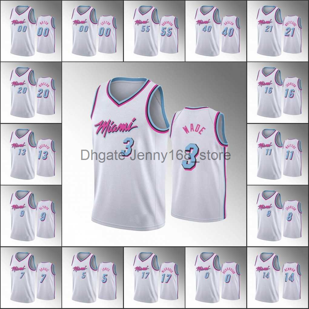 Screen Print 75th Miami Heat''Men Dwyane Wade Malik Newman Justise Winslow Hassan Whiteside Duncan Robinson White Custom Jersey
Screen Print 75th Miami Heat''Men Dwyane Wade Malik Newman Justise Winslow Hassan Whiteside Duncan Robinson White Custom Jersey