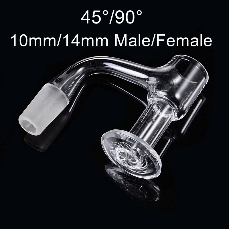Seamless Fully Weld Blender Spin Quartz Banger Nail Smoking Accessories Terp Slurper Beveled Edge 10mm 14mm Male Joint 45° 90° OD 20mm
Seamless Fully Weld Blender Spin Quartz Banger Nail Smoking Accessories Terp Slurper Beveled Edge 10mm 14mm Male Joint 45° 90° OD 20mm