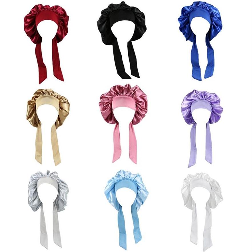 Soft Silk Women Night Sleeping Shower Cap High Elastic Ladies Long Hair Care Bonnet Headwrap Cozy Satin Hat Accessories 50PF Beani238k, 6ee705964-bk
Soft Silk Women Night Sleeping Shower Cap High Elastic Ladies Long Hair Care Bonnet Headwrap Cozy Satin Hat Accessories 50PF Beani238k, 6ee705964-bk