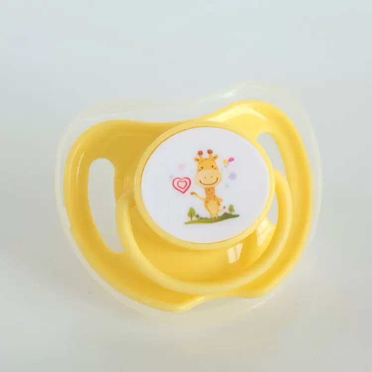 Newborn baby cartoon Pacifiers infant Food Grade Silicion Nipples Feeding Safe Girl Boy Gift