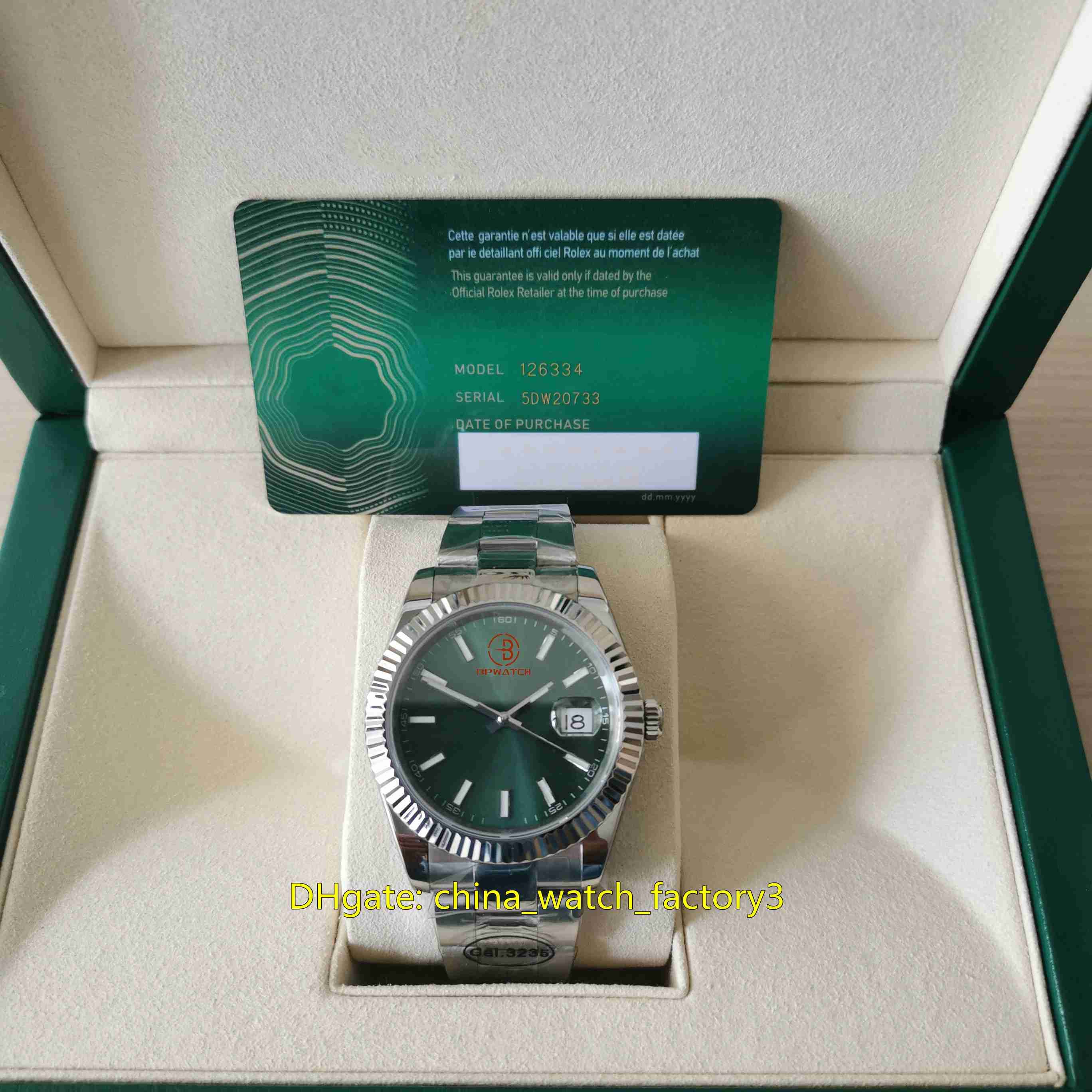 2022 New Model Top Quality Mens Watch DIW Maker 41mm Datejust 126334 President Oyster Bracelet CAL.3235 Movement Mechanical Automatic Watches Men's Wristwatches, No box papers
2022 New Model Top Quality Mens Watch DIW Maker 41mm Datejust 126334 President Oyster Bracelet CAL.3235 Movement Mechanical Automatic Watches Men's Wristwatches, No box papers