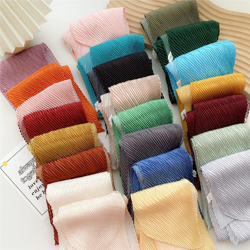 Scarves Choice Solid Color Pleated Small Long Hair Scarf Summer Autumn Thin Korean Fashion Bags Hats Ribbon Decorative Tied ScarvesScarves
Scarves Choice Solid Color Pleated Small Long Hair Scarf Summer Autumn Thin Korean Fashion Bags Hats Ribbon Decorative Tied ScarvesScarves