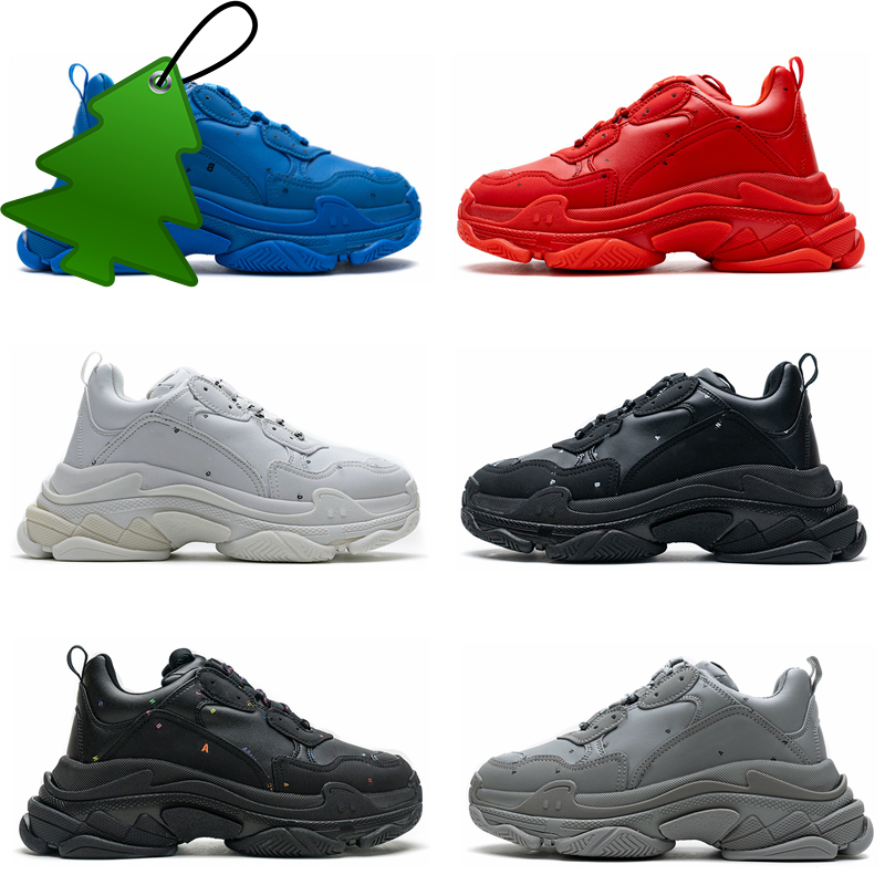 Classic Fashion 17FW Triple S Sneakers Pairs Mens Women Casual Shoes All Over The Black Bright Red Blue White Grey Colorful Sports Outdoor
Classic Fashion 17FW Triple S Sneakers Pairs Mens Women Casual Shoes All Over The Black Bright Red Blue White Grey Colorful Sports Outdoor