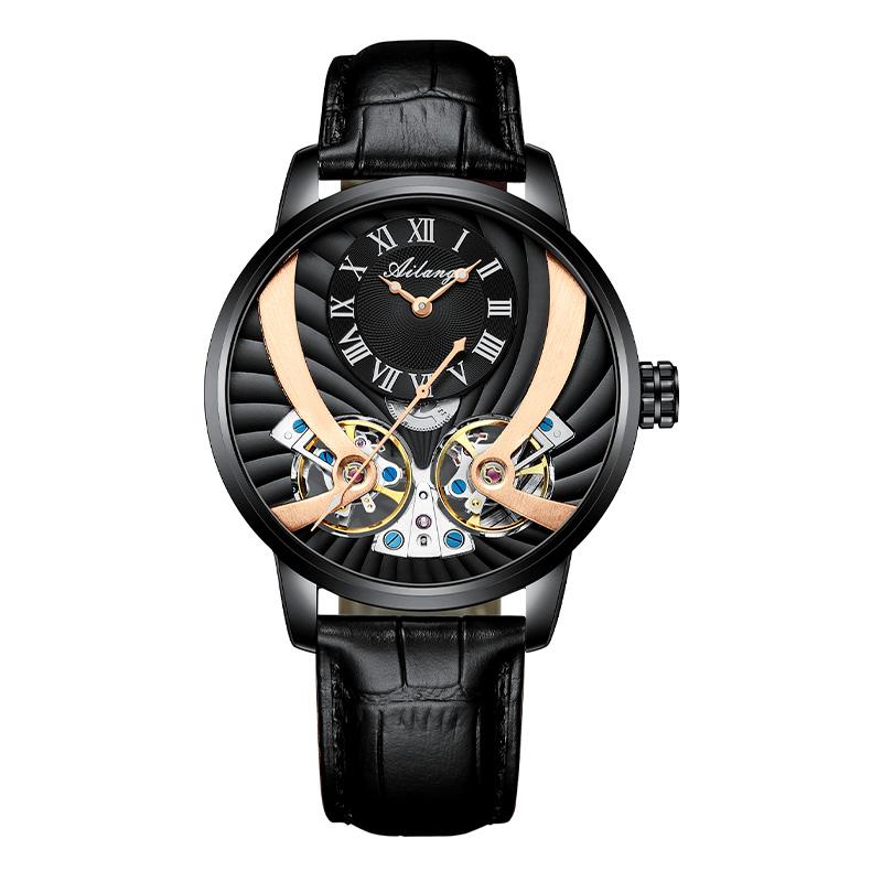 Wristwatches Watch Double Pendulum Automatic Mechanical Movement Fashion Deep Waterproof Men's Hollow AILANG
Wristwatches Watch Double Pendulum Automatic Mechanical Movement Fashion Deep Waterproof Men's Hollow AILANG