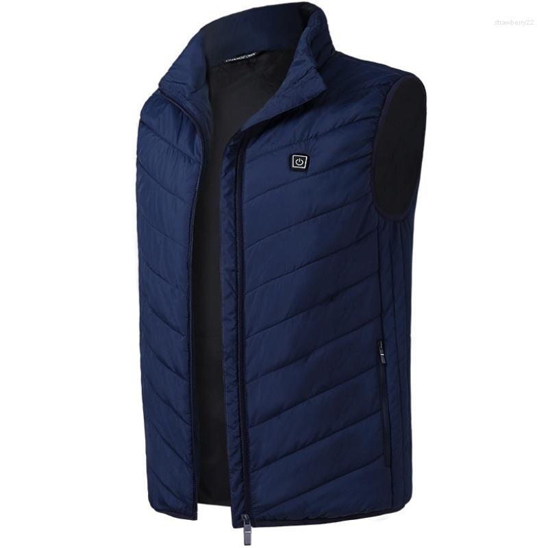 Men' Vests Lightweight Men Vest Electric USB Winter Heated Jacket Coat Warm Lapel Heating Clothing Stra22, Blue
Men' Vests Lightweight Men Vest Electric USB Winter Heated Jacket Coat Warm Lapel Heating Clothing Stra22, Blue