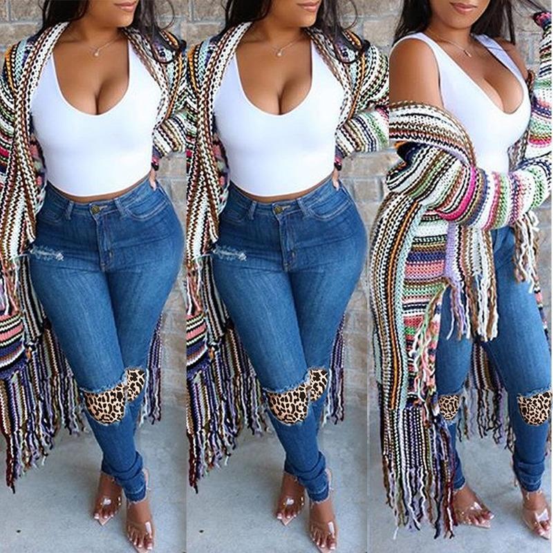 Women' Jeans European And American Fashion Stitching Denim Cool Trendy Trousers, Blue
Women' Jeans European And American Fashion Stitching Denim Cool Trendy Trousers, Blue