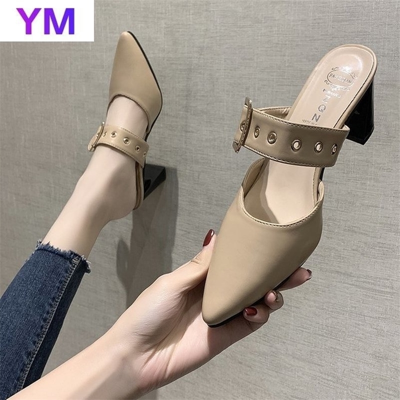 Spring Autumn Women Sandals Pointed Toe PU Cross Strap Pump Buckle Female Casual Solid Footwear Comfortable Retro Ladies Shoes 220721, Beige 
Spring Autumn Women Sandals Pointed Toe PU Cross Strap Pump Buckle Female Casual Solid Footwear Comfortable Retro Ladies Shoes 220721, Beige