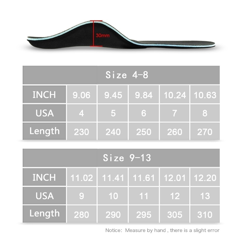 PCSsole flat foot high foot orthopedic insole arch support orthopedic surgery plantar fasciitis foot pain men and women 107 210402