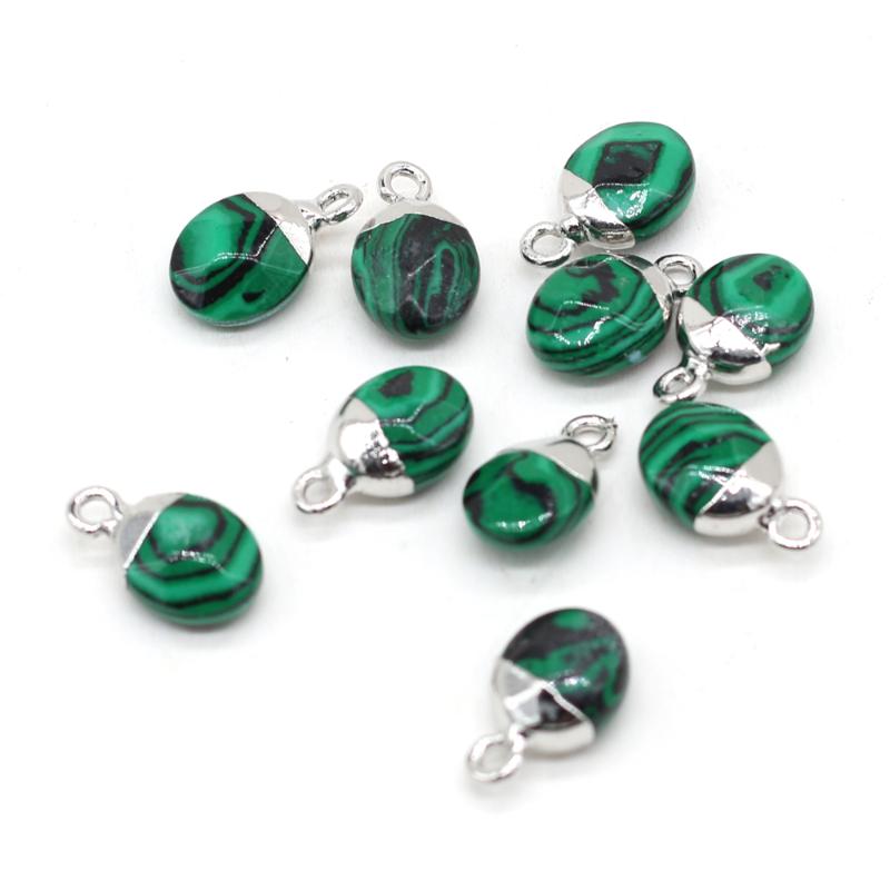 Pendant Necklaces Natural Stone Malachite Faceted Oblate Semi-precious For Women DIY Necklace Earring Accessories Jewelry MakingPendant
Pendant Necklaces Natural Stone Malachite Faceted Oblate Semi-precious For Women DIY Necklace Earring Accessories Jewelry MakingPendant