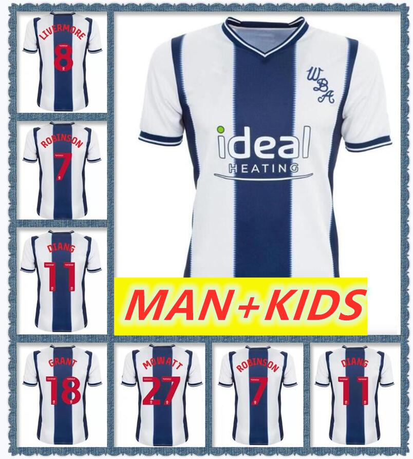 22 23 West Bromwich Soccer Jerseys LIVERMORE DIANG BRUNT Albion football shirt 2023 2022 Home Away Robson-Kanu Mowatt Men Kits sets uniforms
22 23 West Bromwich Soccer Jerseys LIVERMORE DIANG BRUNT Albion football shirt 2023 2022 Home Away Robson-Kanu Mowatt Men Kits sets uniforms