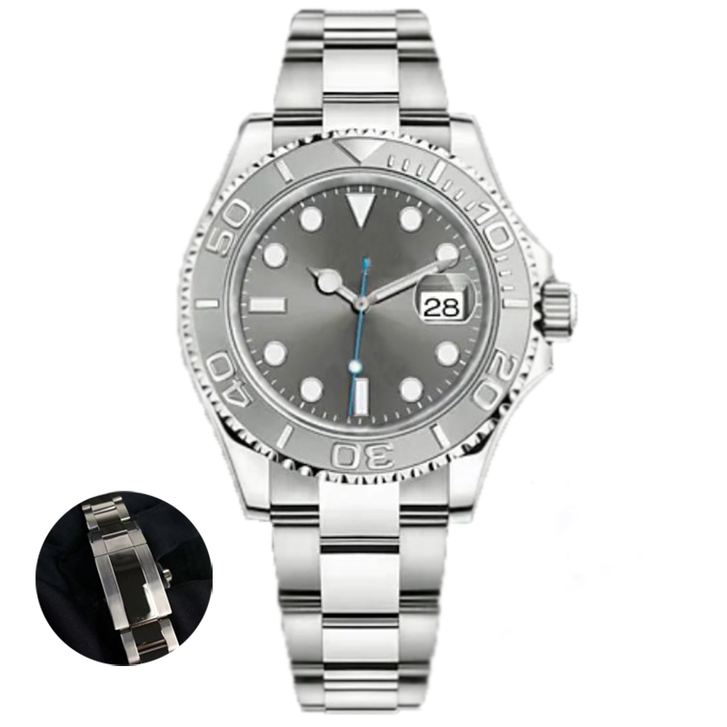 Men's Watch Yachting Style 40mm Automatic Mechanical Watches Sapphire Glass Classic Folding Strap Super Luminous Waterproof Wristwatch, Tool
Men's Watch Yachting Style 40mm Automatic Mechanical Watches Sapphire Glass Classic Folding Strap Super Luminous Waterproof Wristwatch, Tool