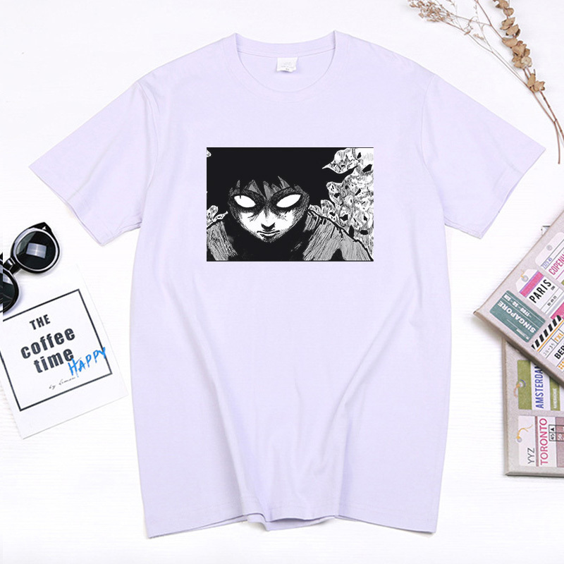 Mob Psycho 100 Anime Printed T Shirt Shigeo Kageyama Running Graphic Tops Women Men Harajuku Manga Clothing Summer Casual Tees 220607