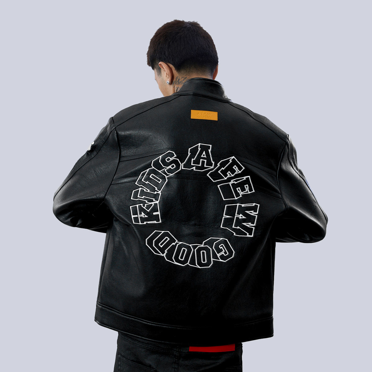 autumn and winter handsome jacket embroidered motorcycle leather fashion Men's plus size Outerwear & Coats, Black
autumn and winter handsome jacket embroidered motorcycle leather fashion Men's plus size Outerwear & Coats, Black