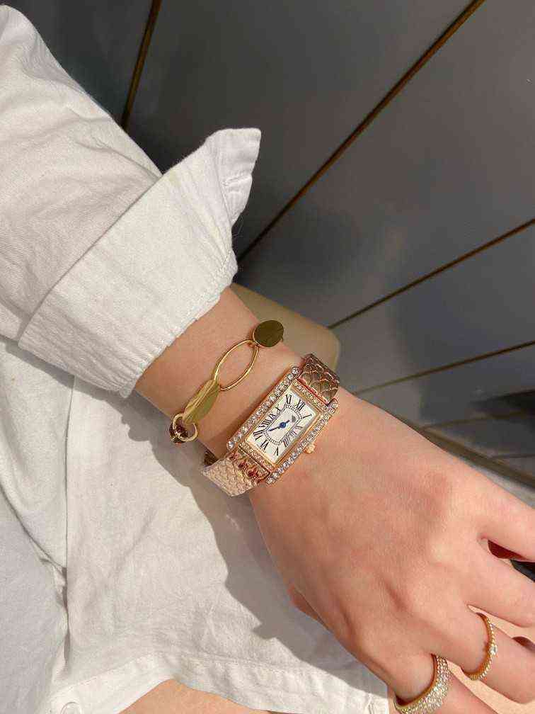 luxury formal watch santos classic wrist watches tank watch Mechanical Recruit rectangular steel band quartz small with diamond Santos, Silver
luxury formal watch santos classic wrist watches tank watch Mechanical Recruit rectangular steel band quartz small with diamond Santos, Silver