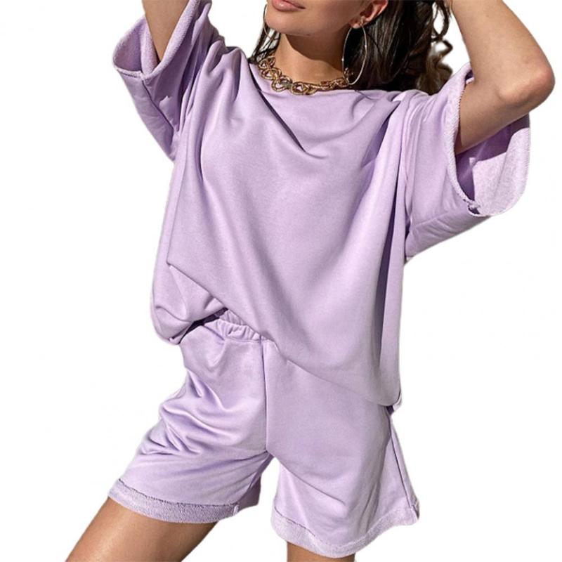Women's Tracksuits Stylish Women Tracksuit Solid Color Pockets Summer Round Neck Short Sleeve T-shirt Shorts Set For Sports Skin-friendly 20, Blue
Women's Tracksuits Stylish Women Tracksuit Solid Color Pockets Summer Round Neck Short Sleeve T-shirt Shorts Set For Sports Skin-friendly 20, Blue