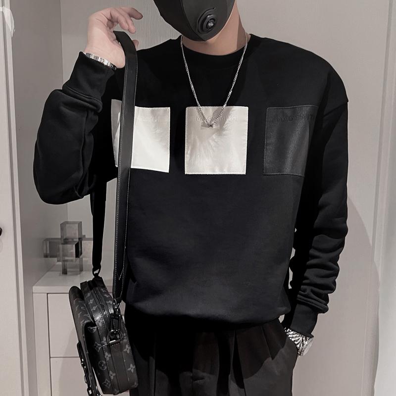 Men's Hoodies & Sweatshirts Men Spring Autumn Fashion O-Neck Patchwork Sweatshirt Male Long Sleeve Pullover Hoodie Streetwear Casual G308Men, Black
Men's Hoodies & Sweatshirts Men Spring Autumn Fashion O-Neck Patchwork Sweatshirt Male Long Sleeve Pullover Hoodie Streetwear Casual G308Men, Black