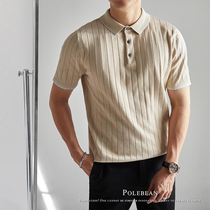 Men's Polos Senior Business Knitted T-shirt Men's Short Sleeve Lapel Top Summer 2022 Slim Striped Shirt Fashion Korean Casual TopMen's, Black
Men's Polos Senior Business Knitted T-shirt Men's Short Sleeve Lapel Top Summer 2022 Slim Striped Shirt Fashion Korean Casual TopMen's, Black