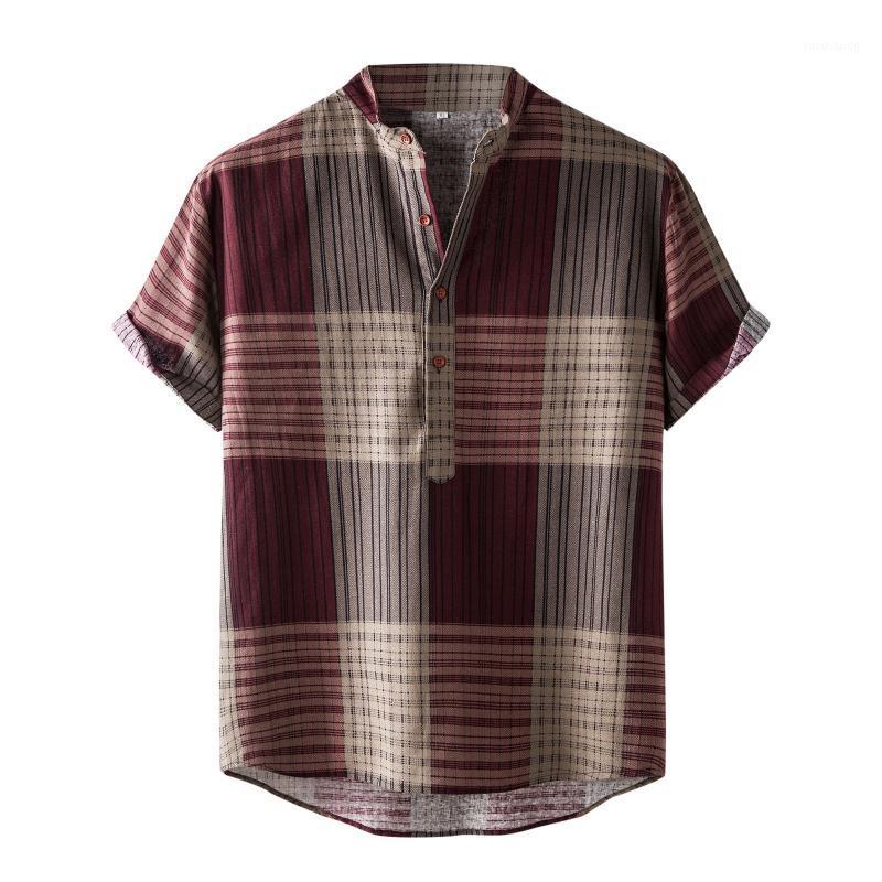 Men' Casual Shirts Printed Beach Shirt Lapel Plaid Stripe Retro 2022 Summer Hawaiian Short-sleeved Men, Brown
Men' Casual Shirts Printed Beach Shirt Lapel Plaid Stripe Retro 2022 Summer Hawaiian Short-sleeved Men, Brown