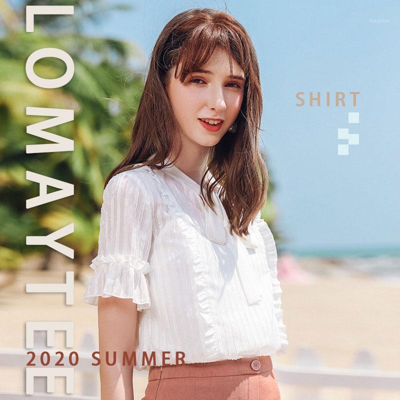Womens Tops And Blouses 2022 Summer Brand Women' Pullover White Blouse Temperament Lady Chiffon Shirt Ruffle & Shirts
Womens Tops And Blouses 2022 Summer Brand Women' Pullover White Blouse Temperament Lady Chiffon Shirt Ruffle & Shirts