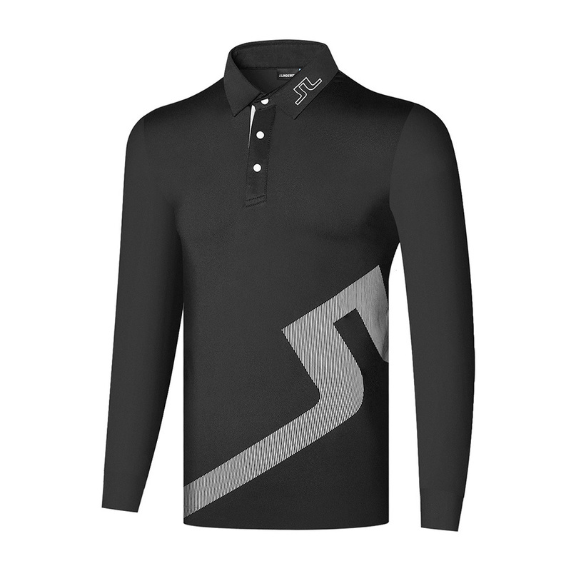 Golf Apparel JL Men s Sports and Leisure Outdoor Breathable Quick Drying Anti Shrink T Shirt Polo Top High Quality Long Sleeves 220712
