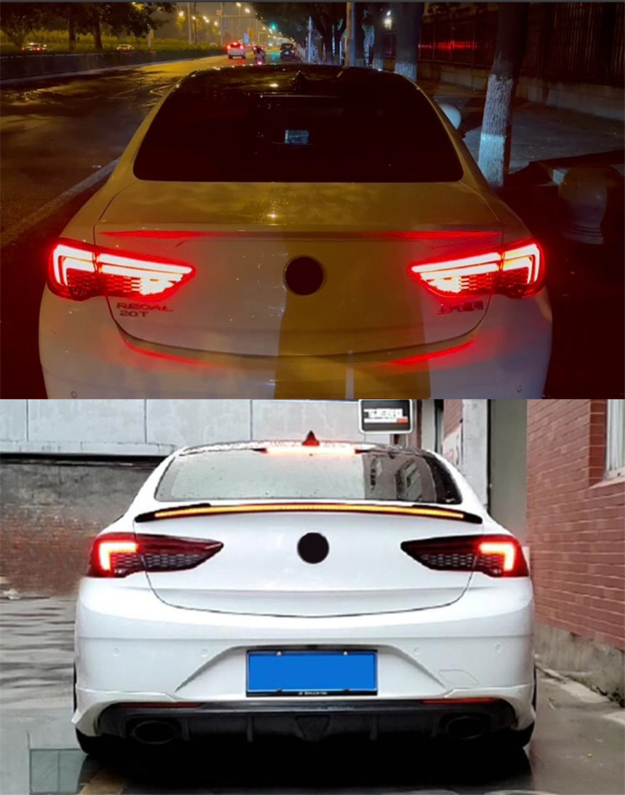 Car Styling Tail Light For Opel Regal Buick 20 17-2021 Taillights Rear Lamp LED Daytime Running Reversing Rear Lights