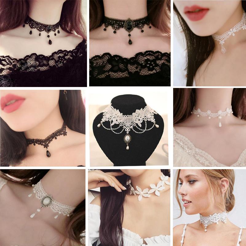 Chokers Handmade Velvet Lace Vintage Choker Necklace For Women Collar Torques Neck Jewelry Black Boho Stretch Yin Yang Charm Gothic Punk
Chokers Handmade Velvet Lace Vintage Choker Necklace For Women Collar Torques Neck Jewelry Black Boho Stretch Yin Yang Charm Gothic Punk