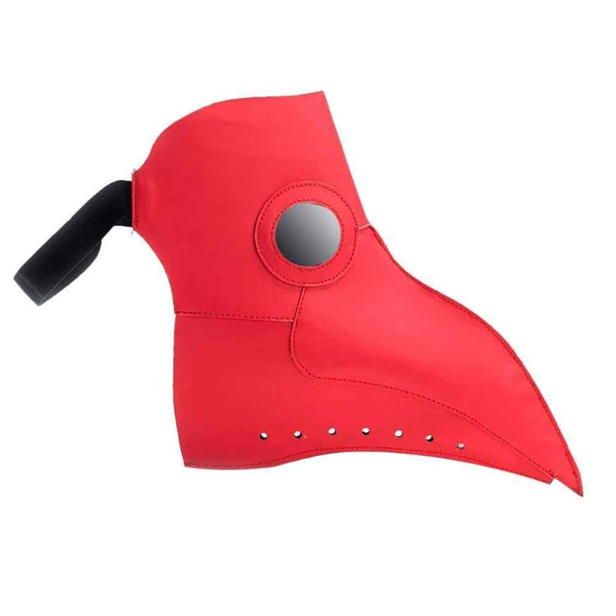 New plague doctor masks Beak Doctor Mask Long Nose Cosplay Fancy Mask Gothic Retro Rock Leather Halloween beak Mask267v