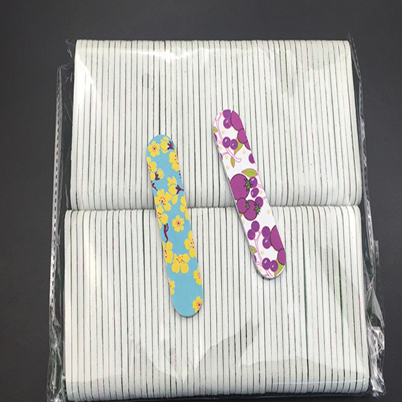 Nail File Buffer Sanding Washable Manicure Tool Nail Art Polish Sandpaper Strip Bar Polishing