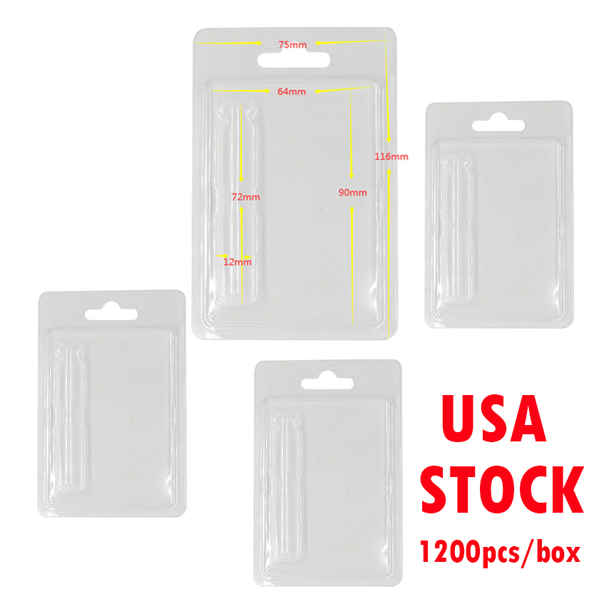 USA Stock Vape Cartridges 1ML Blister Pack OEM Packaging Clam Shell Plastic Cases Clear Case E-cigarette 0.8ml Carts 510 Thread Atomizers Customize Cards 1200pcs box
USA Stock Vape Cartridges 1ML Blister Pack OEM Packaging Clam Shell Plastic Cases Clear Case E-cigarette 0.8ml Carts 510 Thread Atomizers Customize Cards 1200pcs box