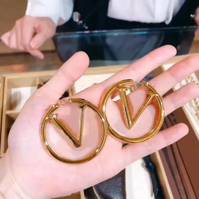 Top Paris Jewelry Accessories Women Earring Stud Hoop Earrings Luxury 18K Gold Ear Studs Lady Nice Christmas gift