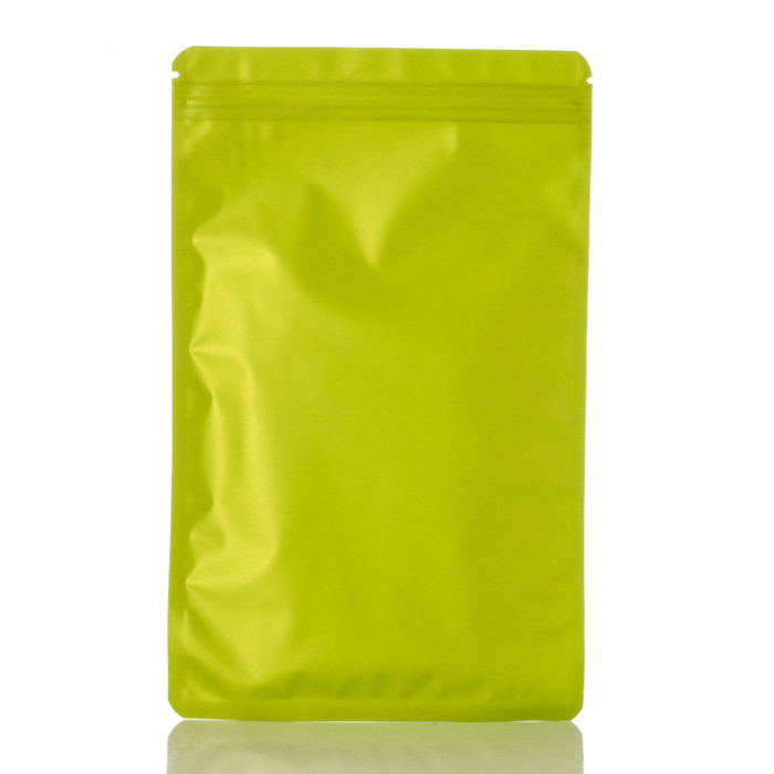 100pcs Flat Bottom Aluminum Foil Zip Lock Packaging Bags Resealable Snack Ground Coffee Beans Chocolate Tea Sugar Beaf Christmas Wedding Gifts Storage