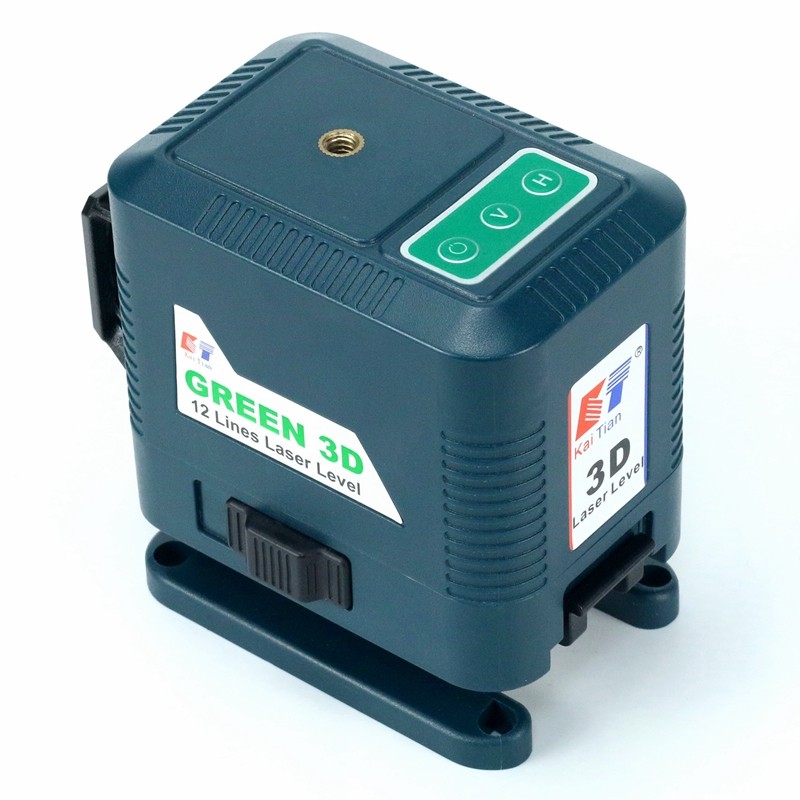 Green 12 Lines 3D Laser Level Self Leveling Cross Vertical&Horizontal 360 With Slash Function Remote Control Outdoors Detector For Layout Construction Lasers Tools