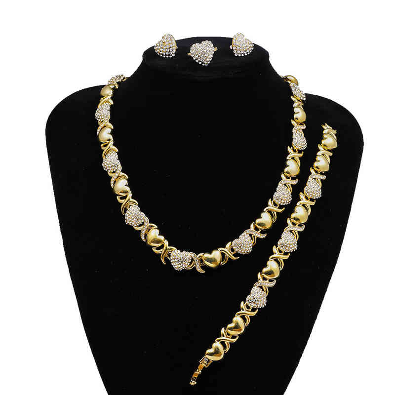 BPOYB 2021 USA France Italy Trendy Gold Color Jewellery Cute Teddy Bear Heart Xoxo Necklace Set Women Whole, Gold1
BPOYB 2021 USA France Italy Trendy Gold Color Jewellery Cute Teddy Bear Heart Xoxo Necklace Set Women Whole, Gold1